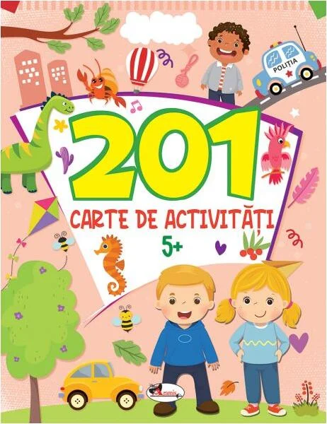 201 carte de activități 5+ - Paperback brosat - Dreamland Publications - Aramis