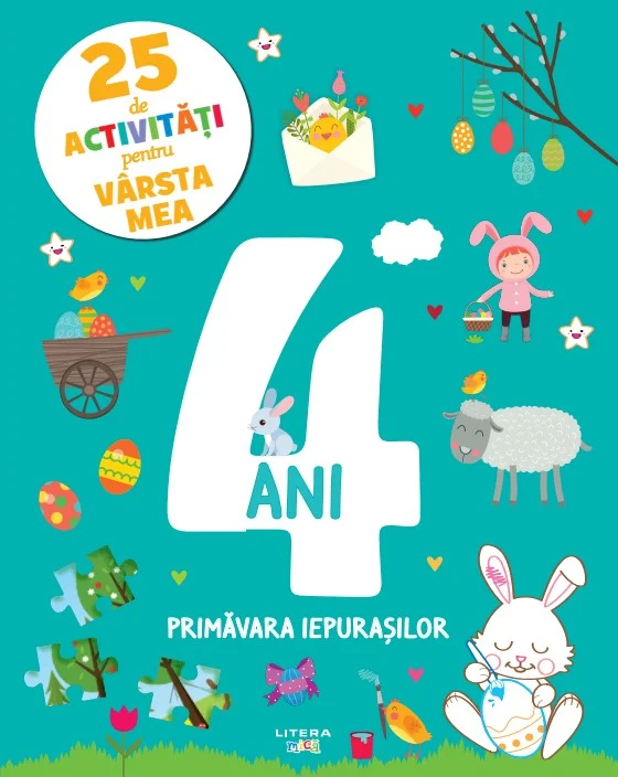 25 de activitati pentru varsta mea. 4 ani. Primavara iepurasilor