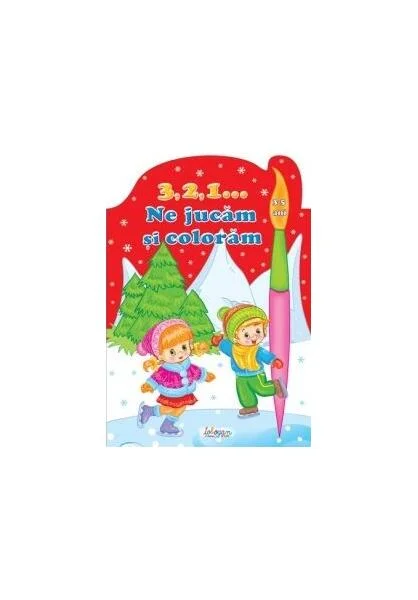 3, 2, 1… Ne jucăm și colorăm 3-5 ani - Paperback brosat - *** - Erc Press