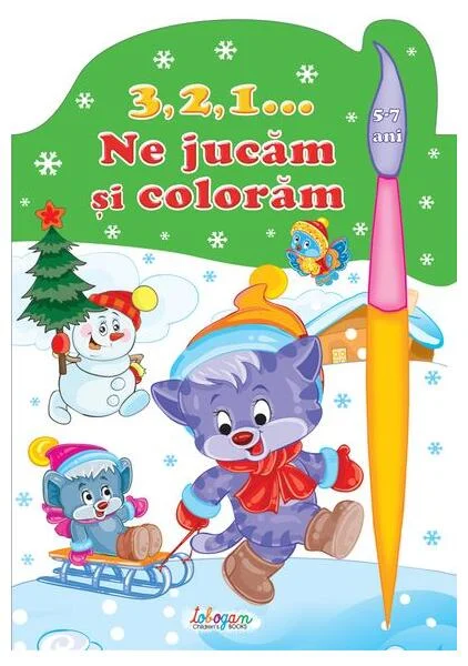 3, 2, 1… Ne jucăm și colorăm 5-7 ani - Paperback brosat - *** - Erc Press