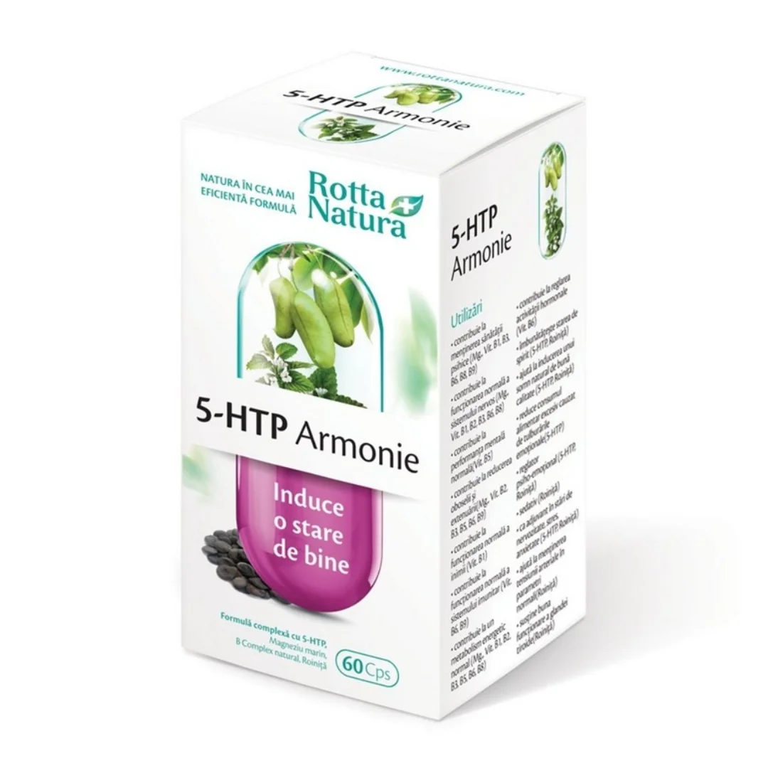 5 HTP Armonie, 60 capsule, Rotta Natura