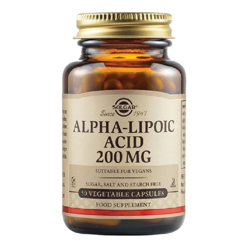 Acid Alfa-lipoic 200 mg, 50 capsule, Solgar