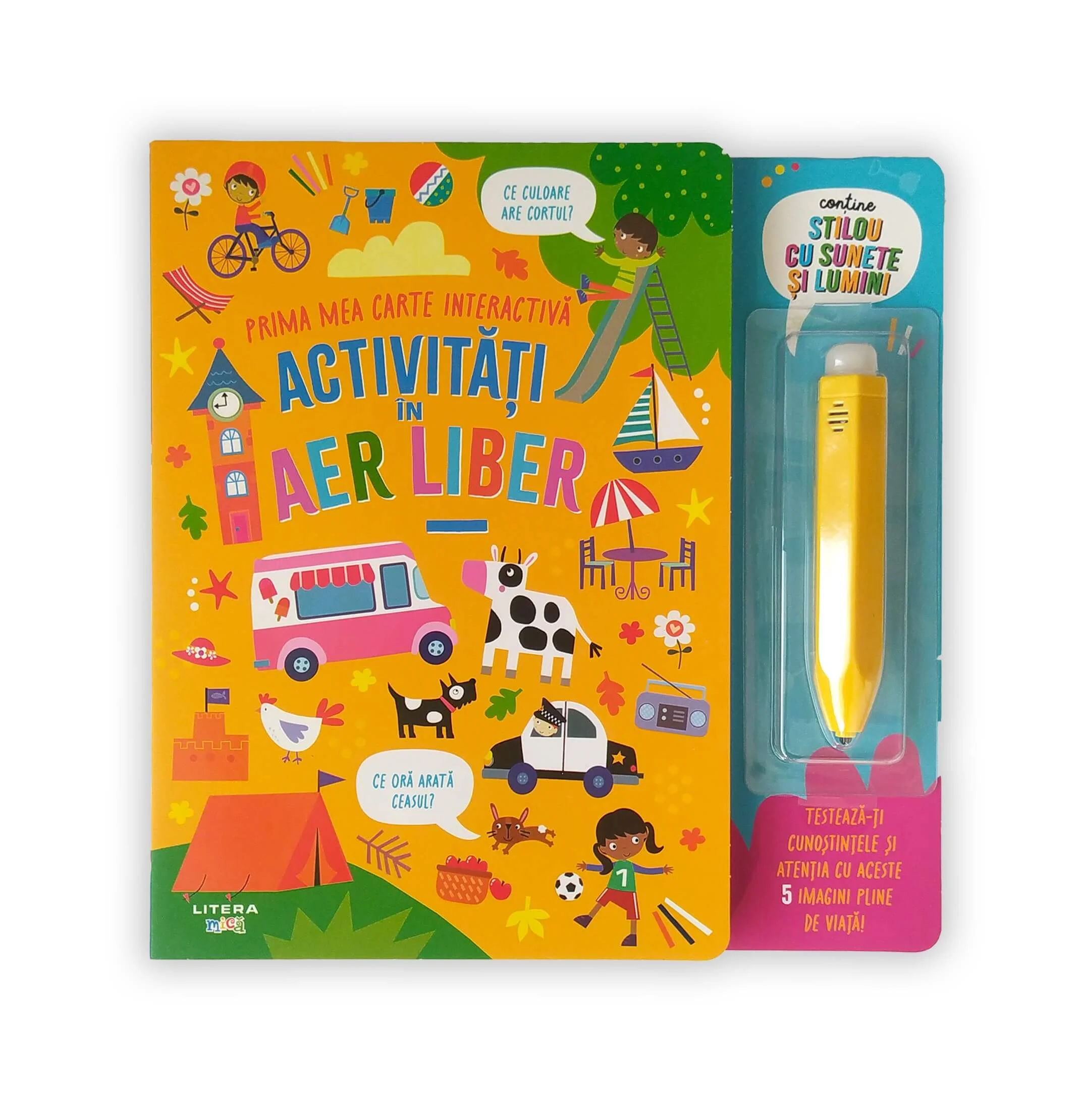 Activitati in aer liber. Prima mea carte interactiva