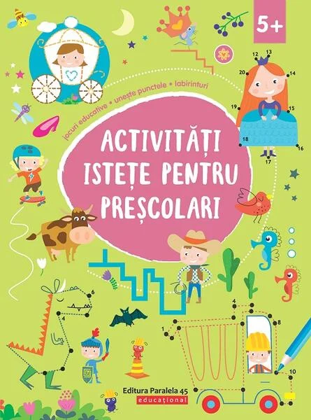 Activități istețe pentru preșcolari (5 ani +) - Paperback brosat - Ballon Media - Paralela 45 educațional