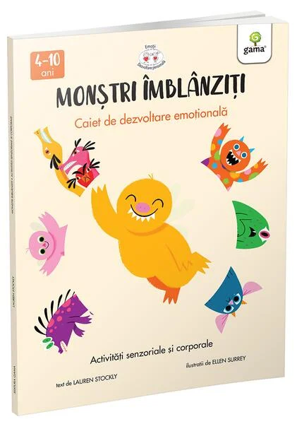 Activități senzoriale și corporale. Monștri îmblânziți (Vol. 1) - Paperback brosat - Lauren Stockly - Gama