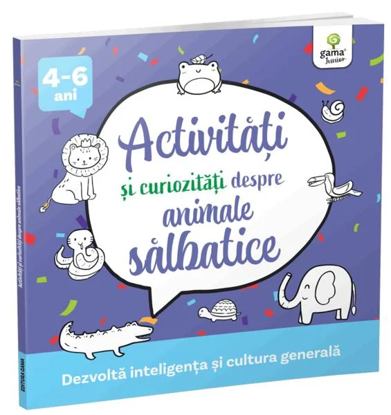 Activități și curiozități despre animale sălbatice - Paperback - Gama Junior