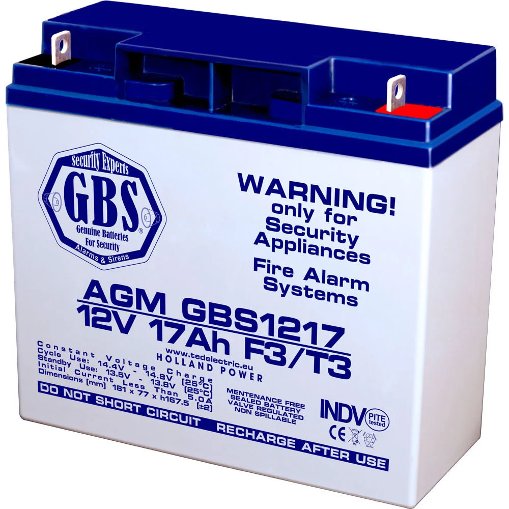 Acumulator AGM VRLA TED TED002679, 12 V, 17 A, T3