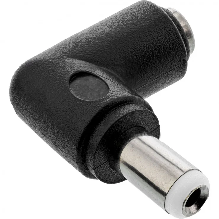 Adaptor alimentare DC 5.5x2.5mm T-M unghi, InLine IL26899