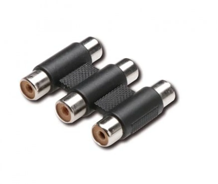 Adaptor audio 3 x RCA la 3 x RCA M-M, kjr-24