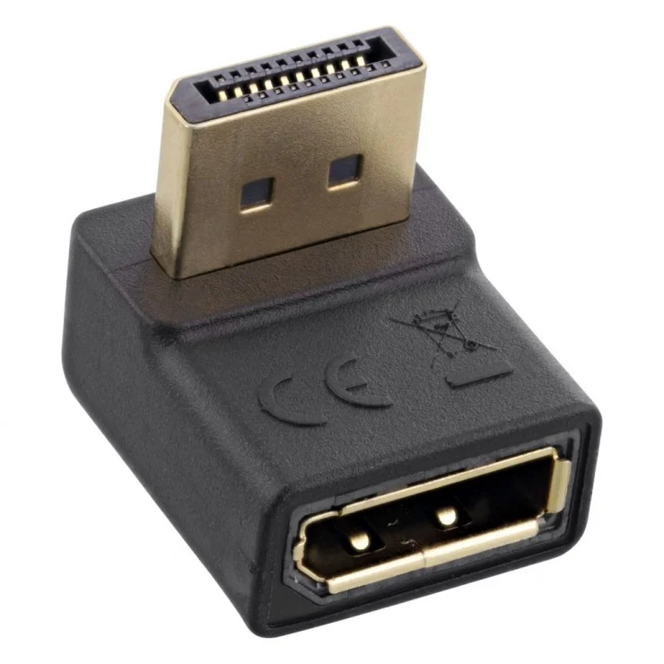 Adaptor Displayport 4K60Hz T-M unghi sus, InLine 17199O