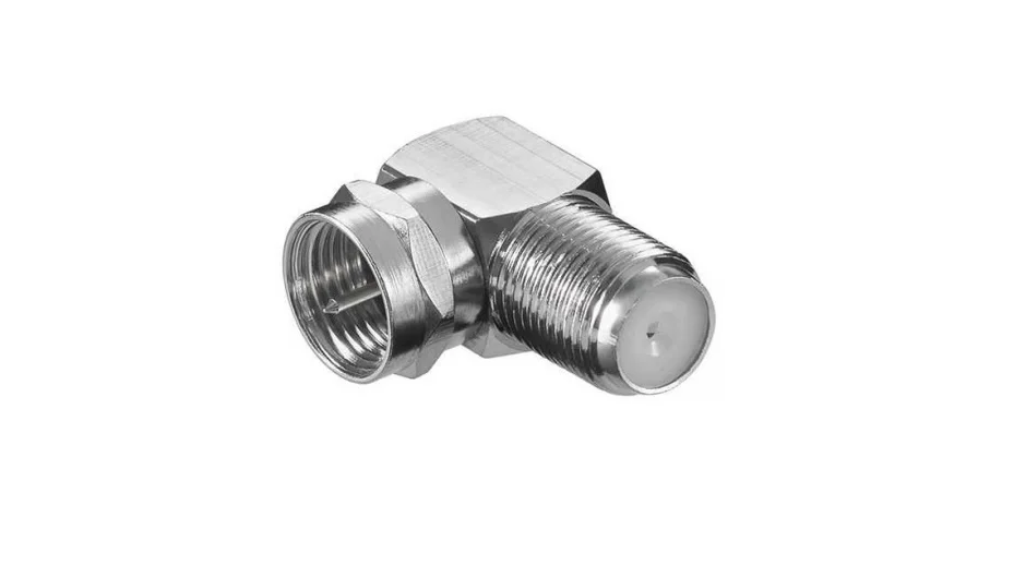 Adaptor F mama la F tata unghi 90 grade, FC-M/F90-WL
