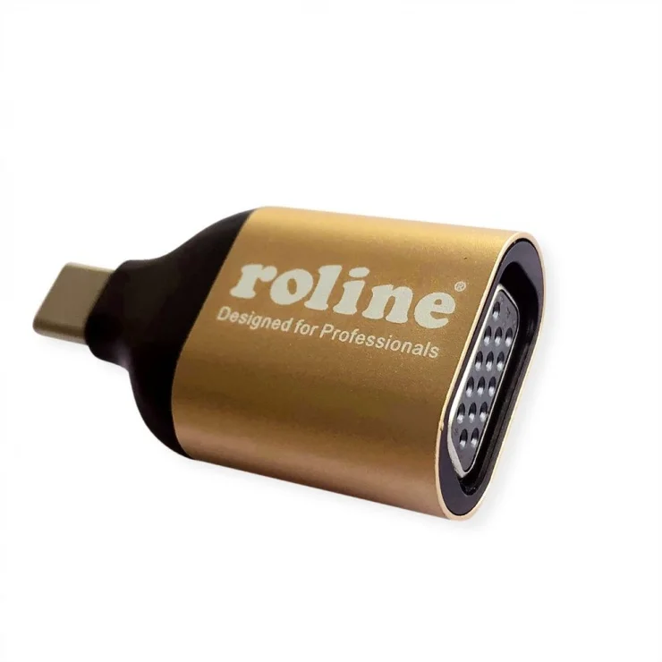 Adaptor GOLD USB-C la VGA T-M, Roline 12.03.3233*