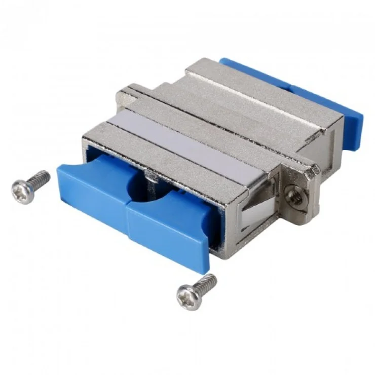 Adaptor metalic fibra optica SC - SC Duplex, GF-SC2SC2-FF