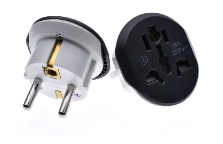 Adaptor priza universal QDC16 protectie scurt circuit 250V/16A