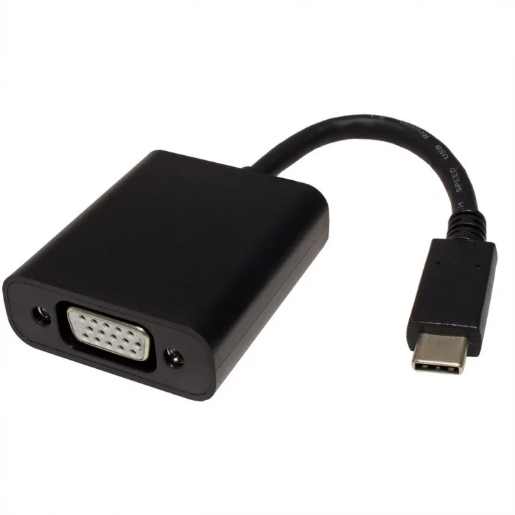 Adaptor USB 3.1 tip C la VGA T-M, Value 12.99.3200*