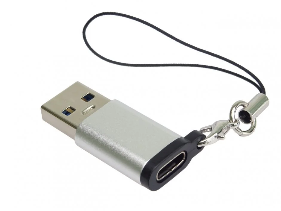 Adaptor USB 3.1 type C la USB-A M-T pentru breloc, kur31-32