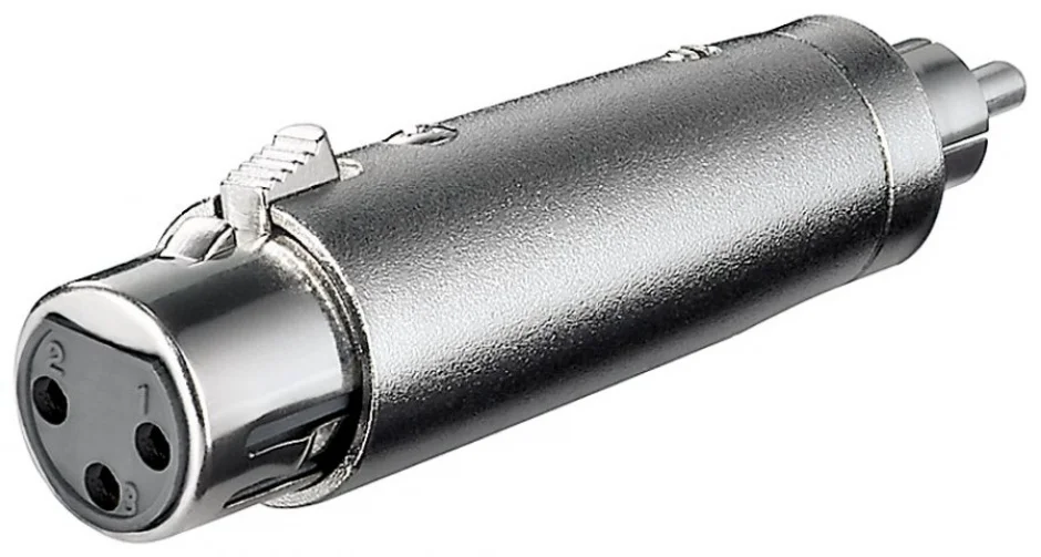 Adaptor XLR 3 pini la RCA M-T, kjackxlr09