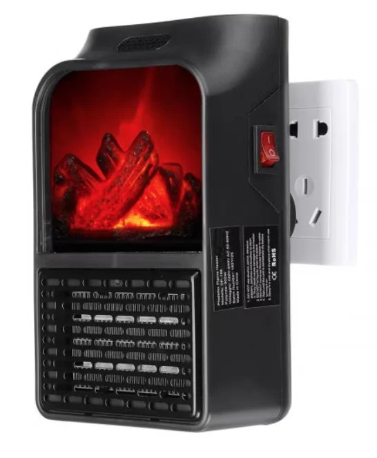 Aeroterma portabila Flame Heater 900 W 2 niveluri temperatura display digital