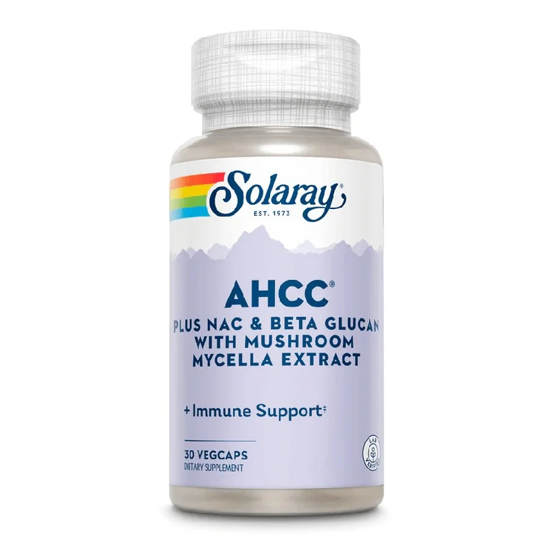 AHCC plus NAC & Beta Glucan Solaray, 30 tablete, Secom