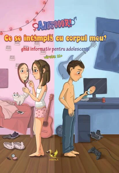 AJUTOOOR! Ce se întâmplă cu corpul meu? Ghid informativ pentru adolescenți - Paperback brosat - Mező Adrienn - Aquila