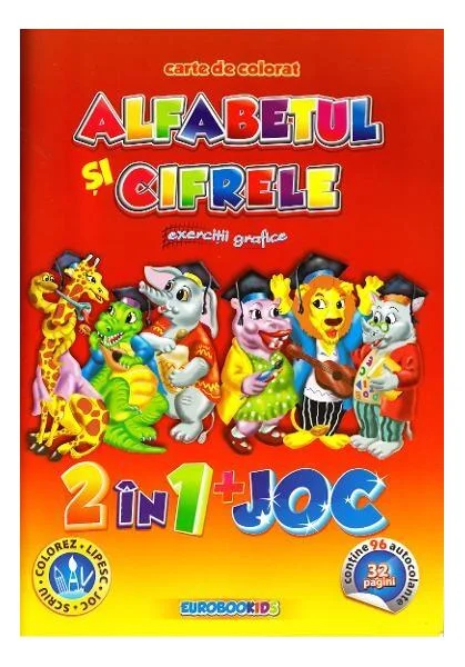 Alfabetul și cifrele - Paperback - Eurobookids