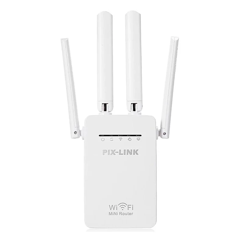 Amplificator Alb U7AC1200RE  de semnal 4 antene wireless