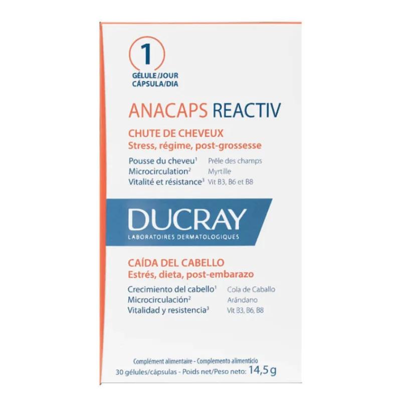 Anacaps Reactiv, 30 capsule, Ducray