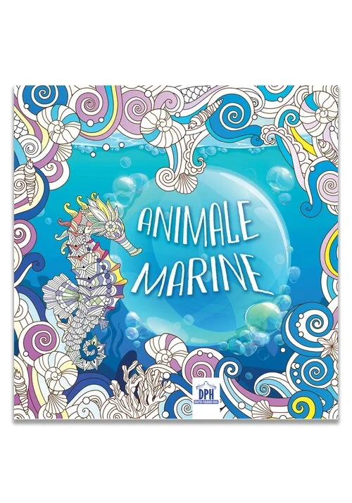 Animale marine - Carte de colorat