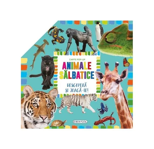 Animale sălbatice. Carte pop-up. Descoperă și joacă-te! - Hardcover - *** - Girasol