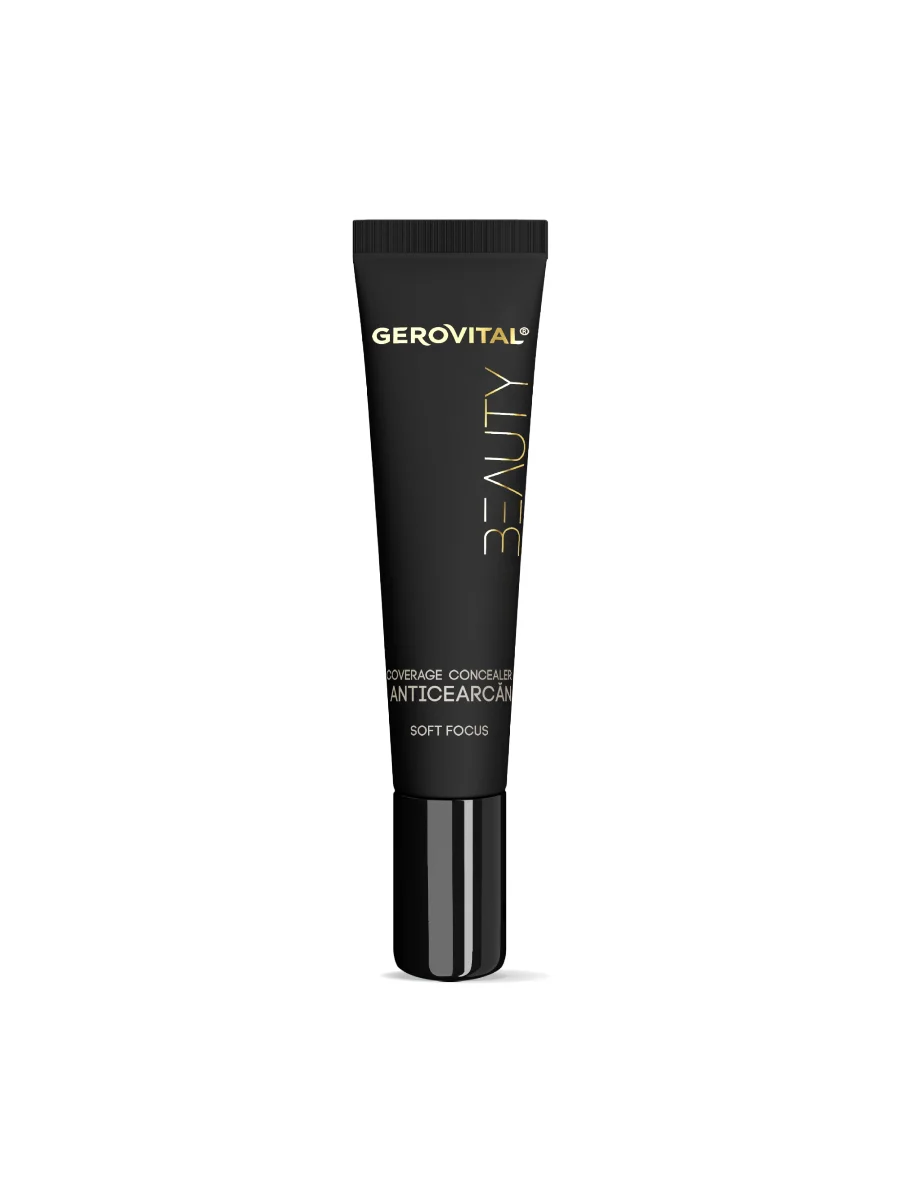 Anticearcăn  Coverage Concealer Soft Focus, Ivory, Gerovital Beauty, 15 Ml