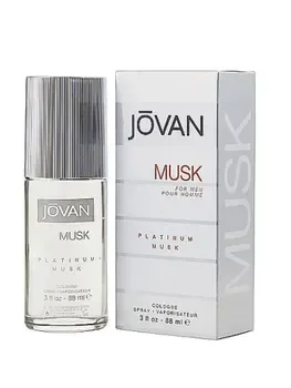 Apa de colonie Jovan Musk Platinum Musk, 88 ml, pentru barbati