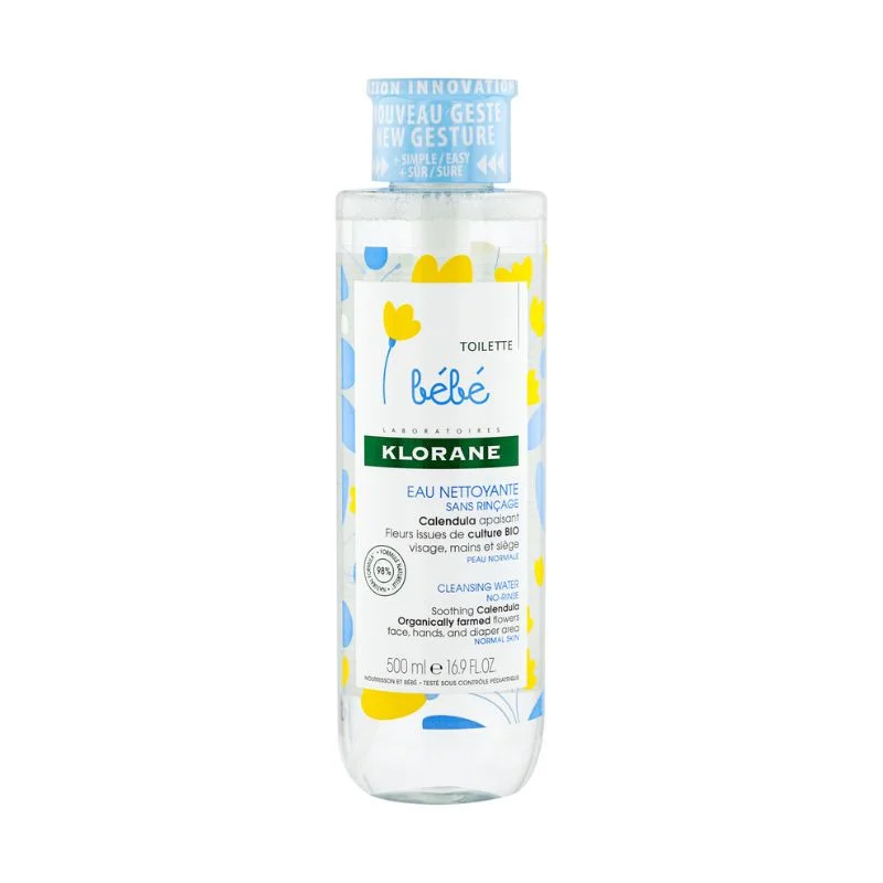 Apa de curatare pentru copii, 500 ml, Klorane