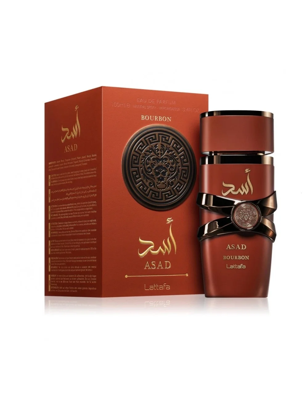 Apă de parfum Asad Bourbon by Lattafa, barbati, 100ml