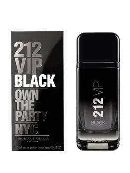 Apa de parfum Carolina Herrera 212 VIP Black Own The Party, 100 ml, pentru barbati