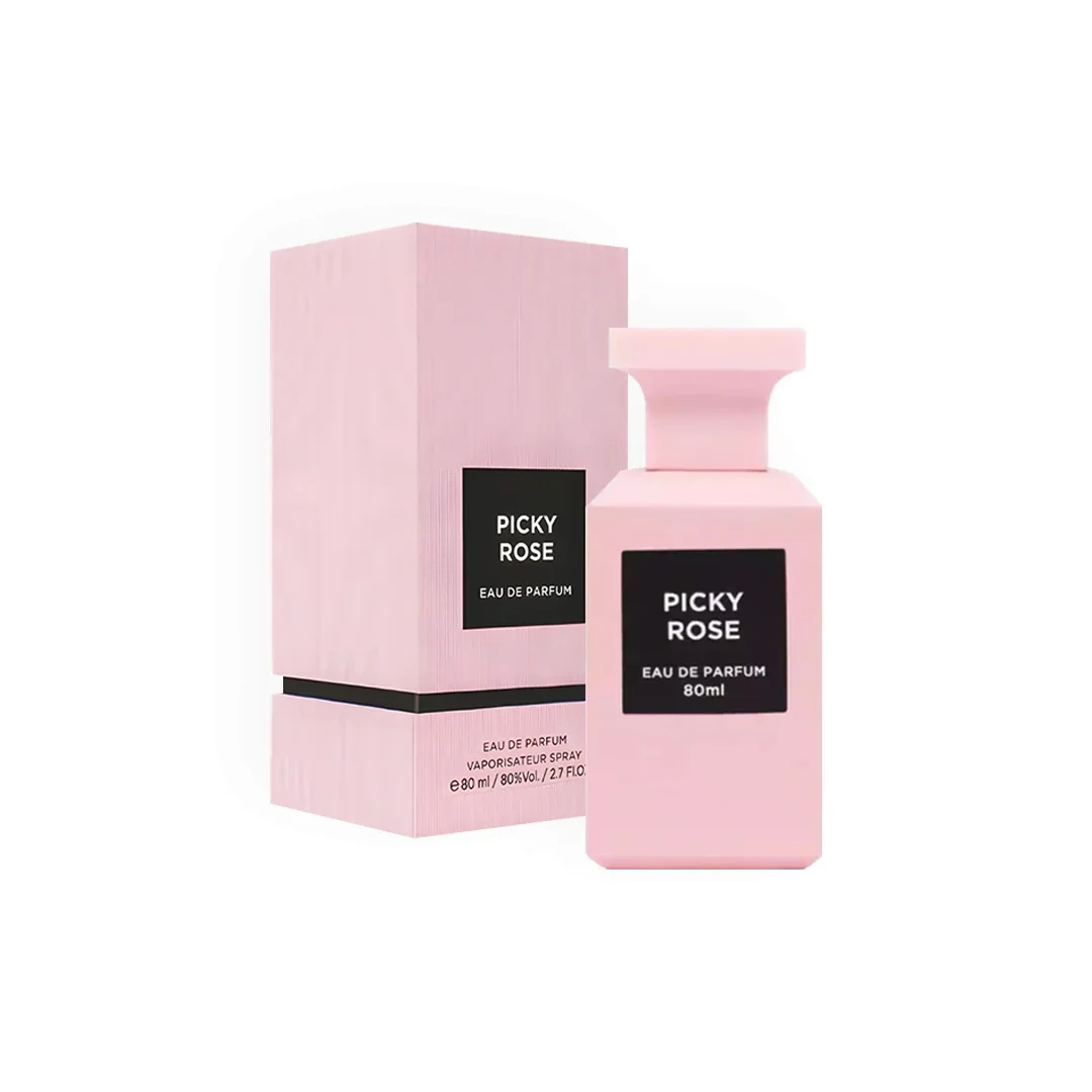 Apa de parfum, Fragrance World, Picky Rose, unisex, 80 ml