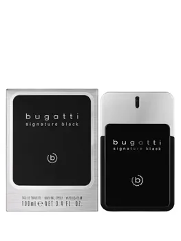 Apa de toaleta Bugatti Signature Black, 100 ml, pentru barbati