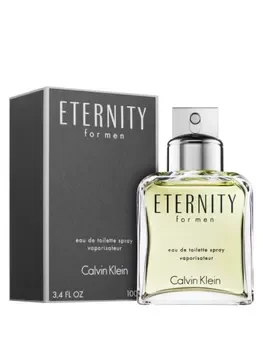 Apa de toaleta Calvin Klein Eternity, 100 ml, pentru barbati