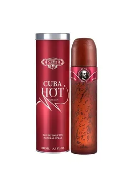 Apa de toaleta Cuba Hot, 100 ml, pentru barbati