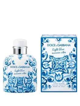 Apa de toaleta Dolce & Gabbana Light Blue Summer Vibes Pour Homme, 125 ml, pentru barbati