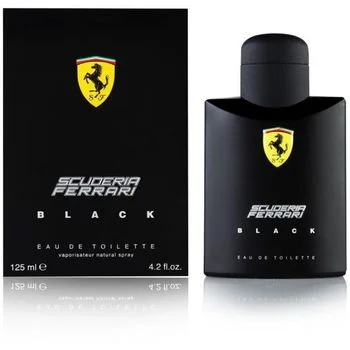 Apa de toaleta Ferrari Scuderia Black, 125 ml, pentru barbati