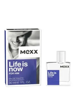 Apa de toaleta Mexx Life is Now for Him, 30 ml, pentru barbati