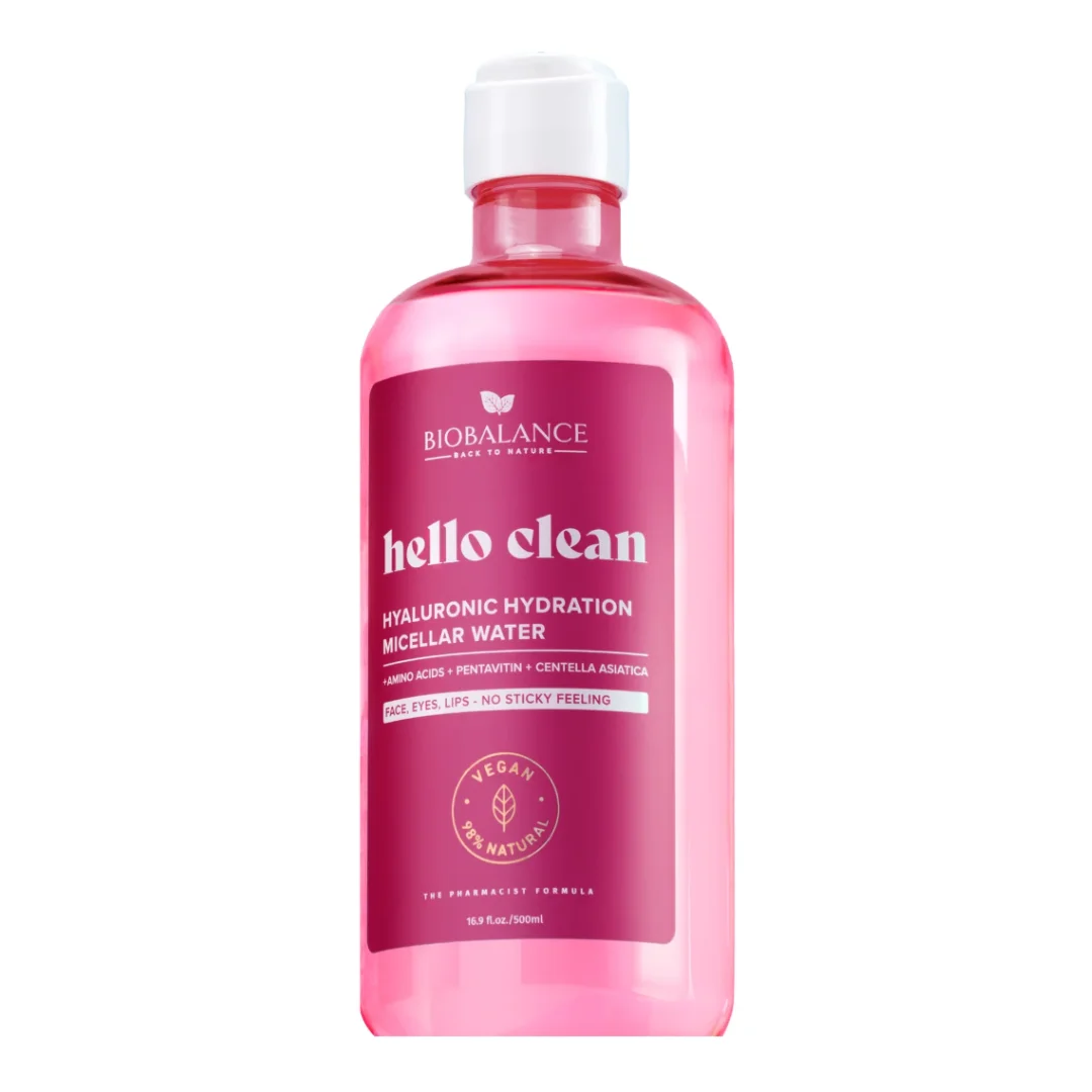 Apa micelara Hyaluronic Hydration Hello Clean, 500 ml, Bio Balance