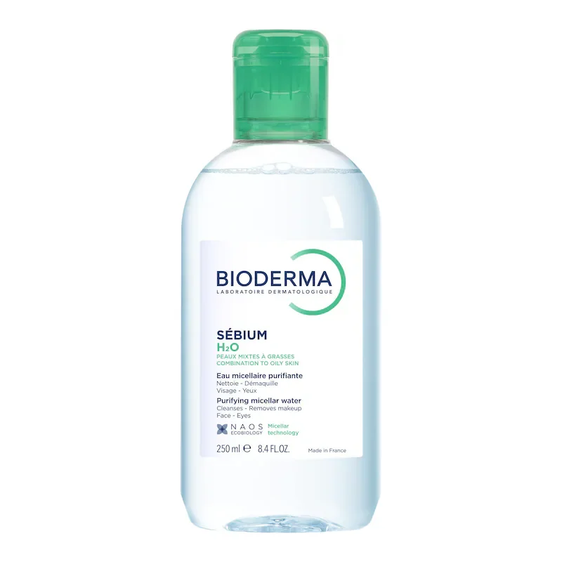 Apa micelara ten mixt si gras H2O Sebium, 250 ml, Bioderma