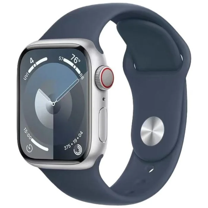 Apple Watch Series 9 2023, GPS + Cellular, Aluminium 41mm N/A Silver Excelent