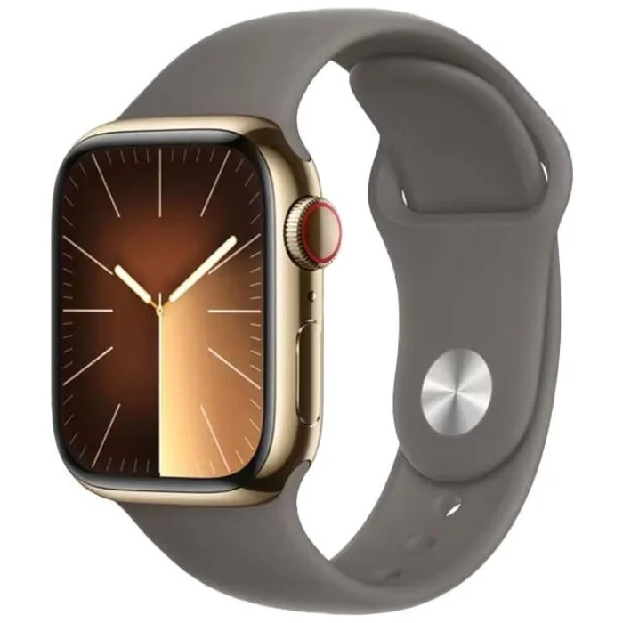 Apple Watch Series 9 2023, GPS + Cellular, Stainless Steel 41mm N/A Gold Ca nou