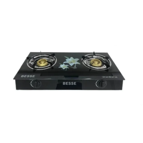 Aragaz Plita pe Gaz cu 2 Ochi, Sticla Termorezistenta, Design Compact, Campion CMP1654 - CMP1654