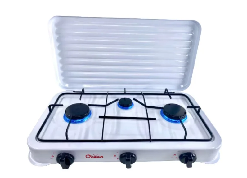 Aragaz portabil cu 3 ochiuri model 2855 alimentare butelie ALB