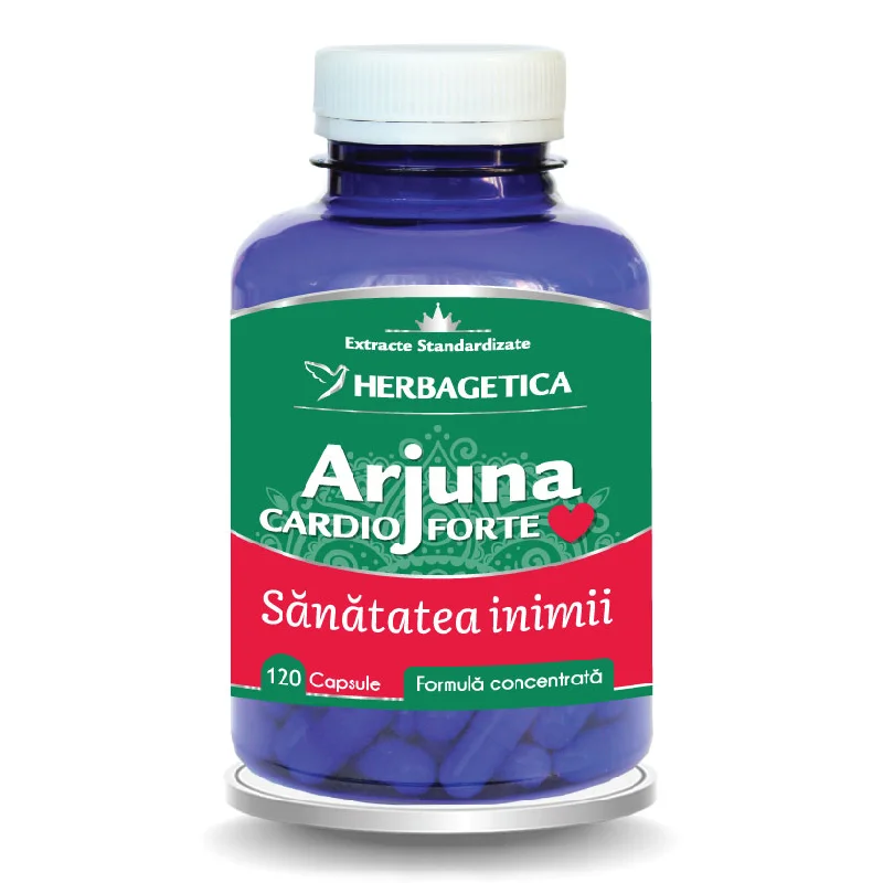 Arjuna Cardio Forte, 120 capsule, Herbagetica