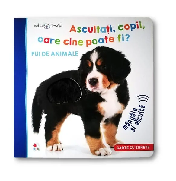 Ascultați, copii, oare cine poate fi? Pui de animale - Hardcover - *** - Litera mică