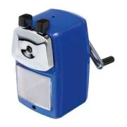 Ascutitoare mecanica Fiorello GR-5000 130-1863, 1 orificiu, cu manivela, metal, albastru